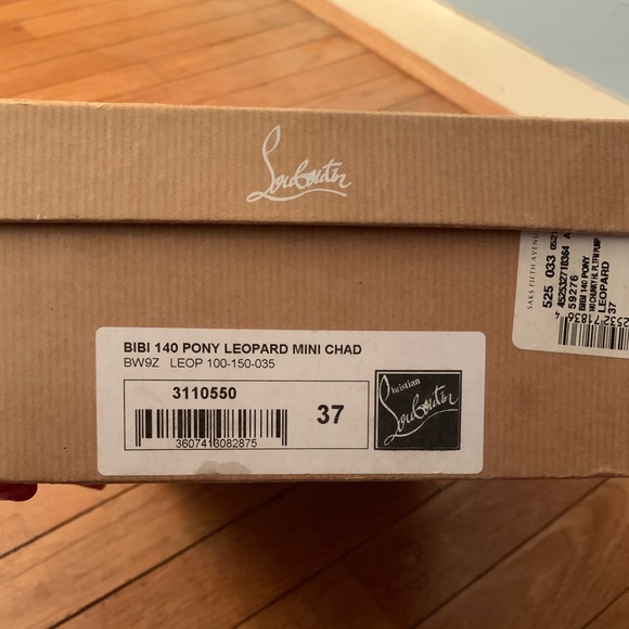 Christian Louboutin Bibi 140 Pony Leopard - Picture 6 of 6